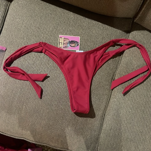 Strawberry Milk Mob Cherry Bikini Bottoms - Picture 3 of 4